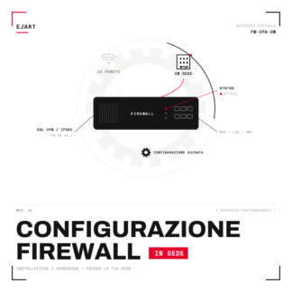 Configurazione firewall in sede — EJART