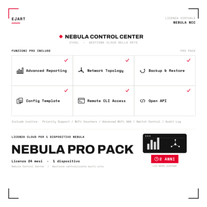 Zyxel Nebula Professional Pack License (Per Device) - 2 anni