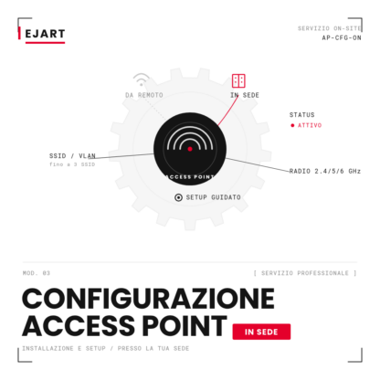Configurazione access point in sede — EJART